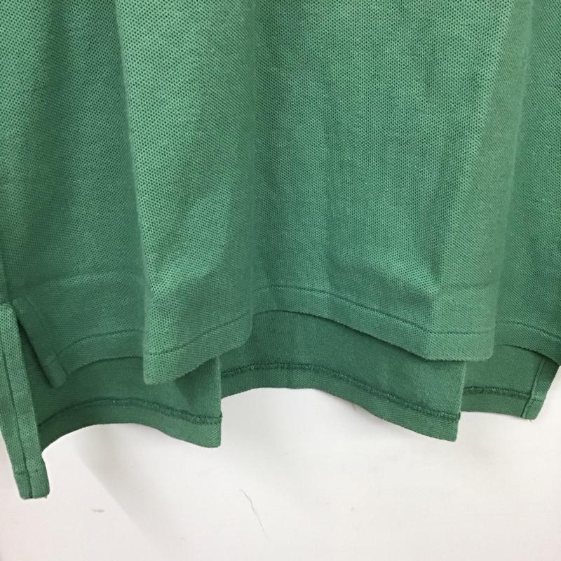 ポロバイラルフローレン Polo by RALPH LAUREN ポロシャツ 半袖 半袖ポロシャツ 半袖カットソー カラーシャツ L ロゴ、文字 緑 / グリーン / メンズ USED 古着 中古 10129515