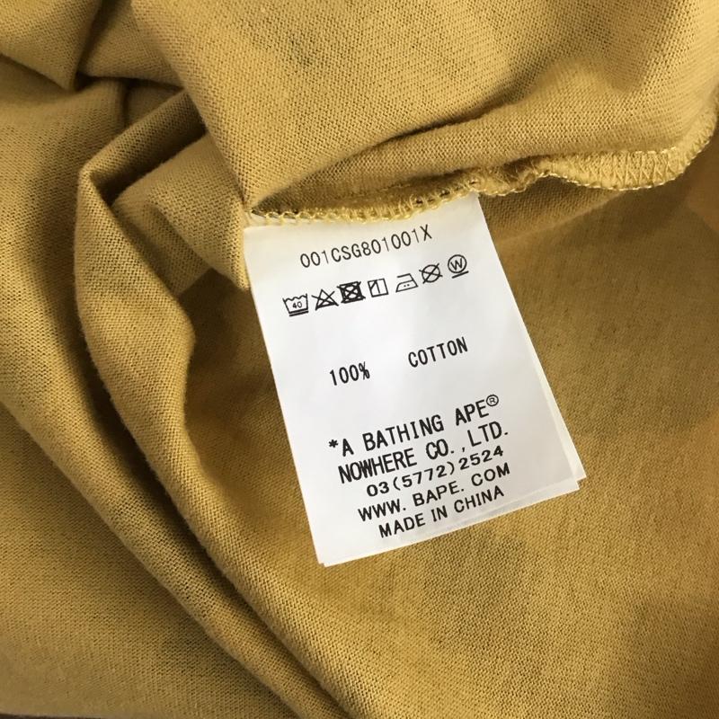 アベイシングエイプ A BATHING APE Tシャツ 半袖 半袖カットソー プリントTシャツ クルーネックカットソー L カモフラージュ柄・迷彩 マルチカラー / マルチカラー / メンズ USED 古着 中古 10130967