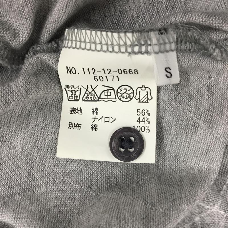 シップス SHIPS ポロシャツ 半袖 112-12-0668 ボタンダウン S 灰 / グレー / メンズ USED 古着 中古 10109633