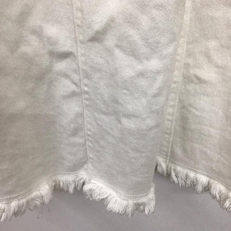 アズールバイマウジー AZUL BY MOUSSY スカート ロングスカート 250fsb31-258d ASYMMETRYBUTTONSLITSKIRT ロングスカート S 無地 白 / ホワイト / レディース USED 古着 中古 10136108