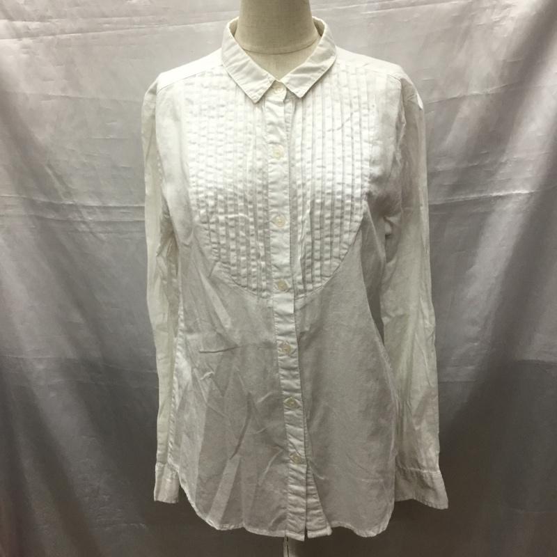 アズールバイマウジー AZUL BY MOUSSY シャツ、ブラウス 長袖 2504A130-1580 ピンタック M 無地 白 / ホワイト / レディース USED 古着 中古 10118479