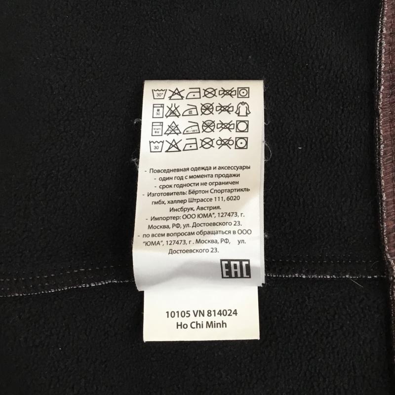 バートン BURTON パーカー 長袖 パーカー 10105VN814024 L 総柄 茶 / ブラウン / メンズ USED 古着 中古 10136370