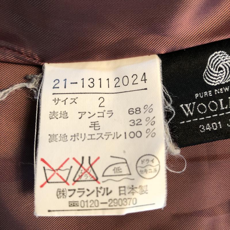 ヌール Noue-rue ジャケット、上着 ジャケット、ブレザー 2 無地 黒 / ブラック / レディース USED 古着 中古 10011463