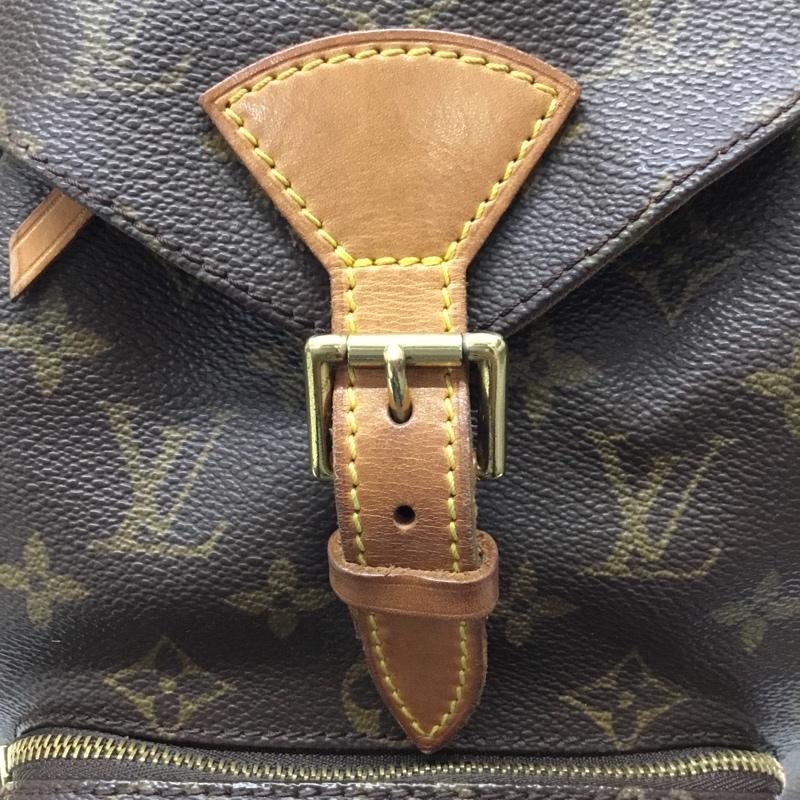 ルイヴィトン LOUIS VUITTON リュックサック、デイパック リュックサック、デイバッグ SP0020 ミニモンスリ モノグラム 総柄 茶 / ブラウン / X ダークブラウン / ダークブラウン / レディース USED 古着 中古 10110578