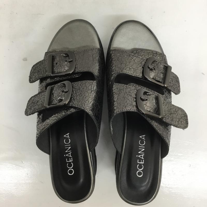 ユーズドクロージング used clothes サンダル サンダル OCEANICA 22.5cm 無地 黒 / ブラック / レディース USED 古着 中古 10110475