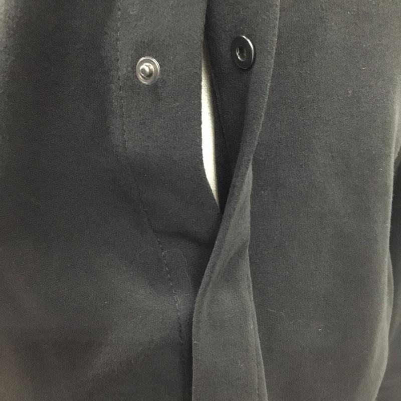 エンポリオアルマーニ EMPORIO ARMANI シャツ、ブラウス 長袖 長袖シャツ カラーシャツ 長袖カットソー 無地シャツ 46 無地 黒 / ブラック / メンズ USED 古着 中古 10106475