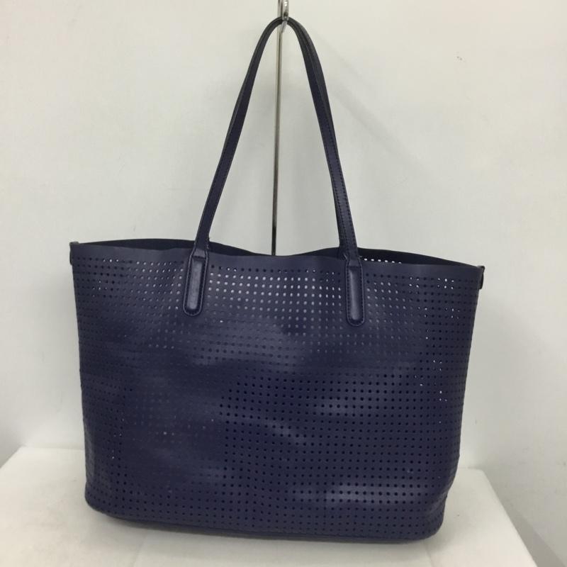 マークバイマークジェイコブス MARC by MARC JACOBS トートバッグ トートバッグ パンチング ロゴ、文字 青 / ブルー / レディース USED 古着 中古 10137944
