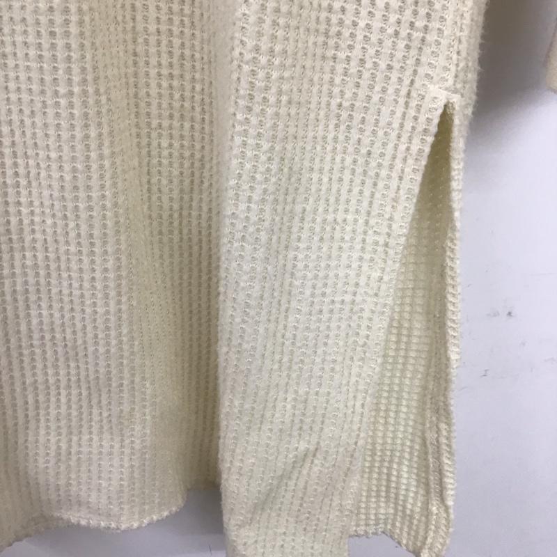 スタディオクリップ studio CLIP Tシャツ 長袖 TS191015-2 ワッフルロングカットソー M 無地 白 / ホワイト / レディース USED 古着 中古 10136530