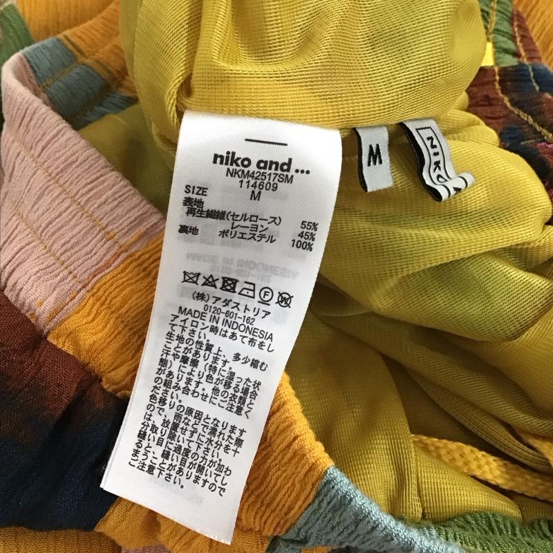 ニコアンド niko and... ボトムス ボトムス M マルチカラー / マルチカラー / レディース USED 古着 中古 10140248