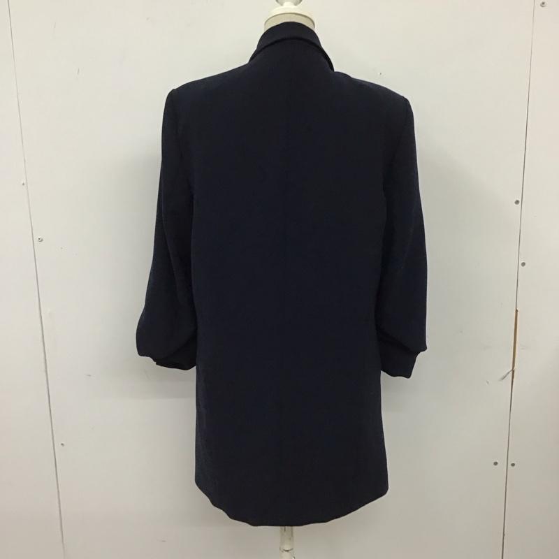 ザラウーマン ZARA WOMAN ジャケット、上着 ジャケット、ブレザー 7864 778 401 袖ギャザー XS 無地 紺 / ネイビー / レディース USED 古着 中古 10116177