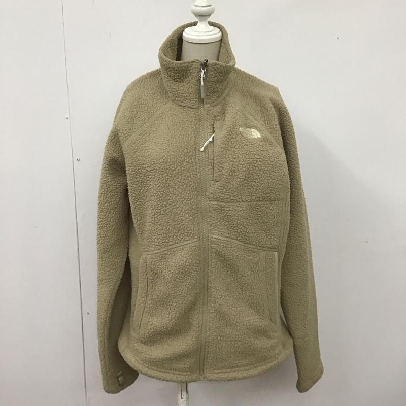 ザノースフェイス THE NORTH FACE ジャケット、上着 ジャケット、ブレザー 4501457661 TC2D TM2D フリース M ロゴ、文字 ベージュ / ベージュ / レディース USED 古着 中古 10108220