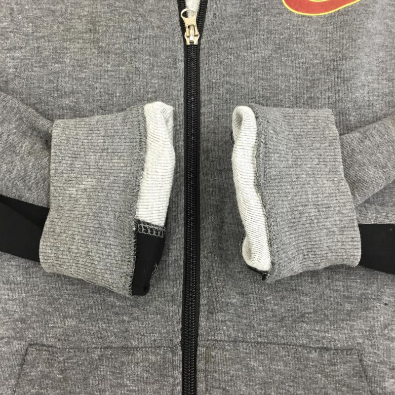 エヌビーエー NBA パーカー 長袖 ジップパーカー XL ロゴ、文字 灰 / グレー / メンズ USED 古着 中古 10136208