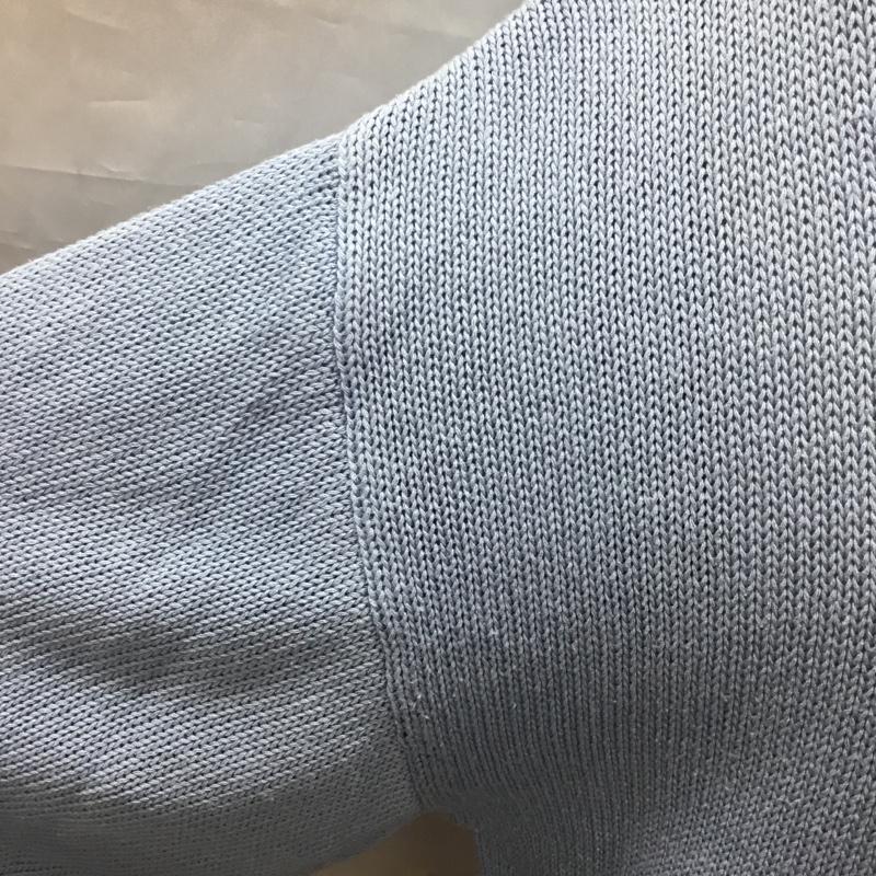 ジーナシス JEANASIS ニット、セーター 半袖 半袖ニットカットソー クルーネックカットソー 半袖セーター FREE 無地 水色 / ライトブルー / レディース USED 古着 中古 10118049