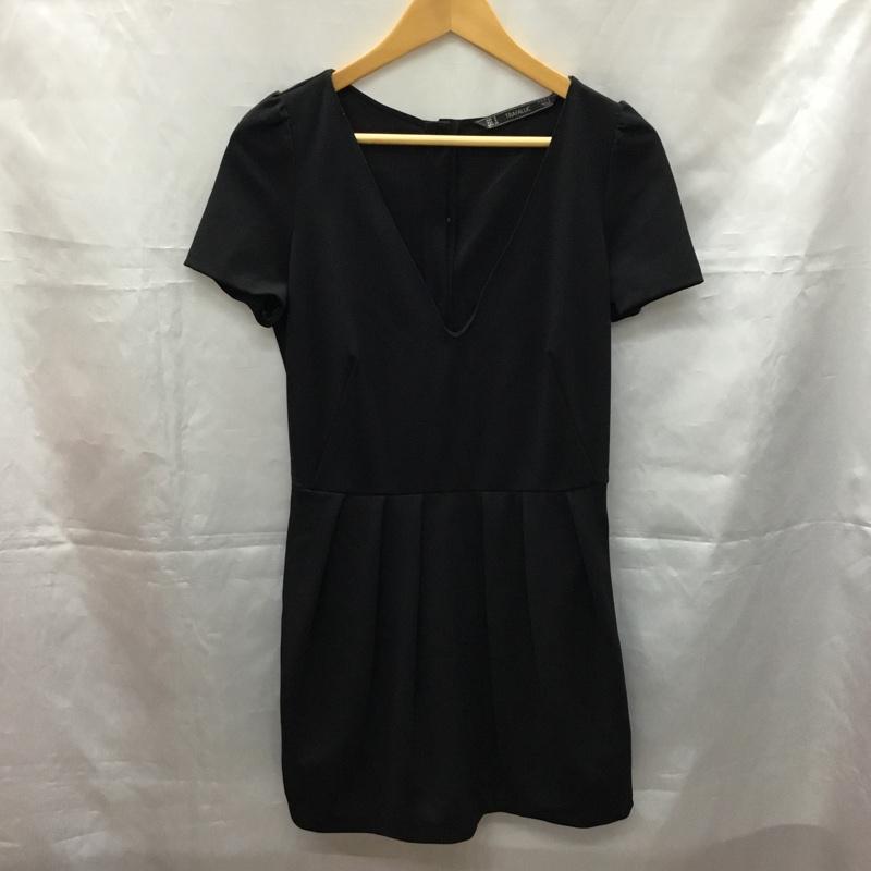 ザラ ZARA ワンピース・ドレス・オールインワン ワンピース・ドレス・オールインワン S 無地 黒 / ブラック / レディース USED 古着 中古 10110853