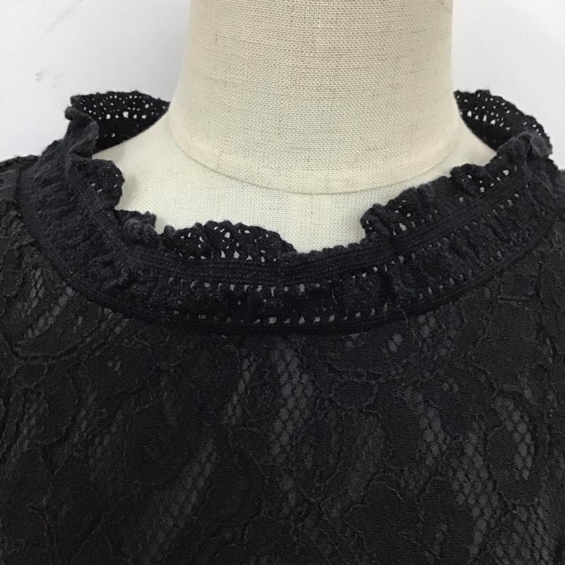 アクシーズファム axes femme ワンピース ロングスカート ST341X12P フィッシュテールレースワンピース ノースリーブ M レース柄 黒 / ブラック / レディース USED 古着 中古 10110975
