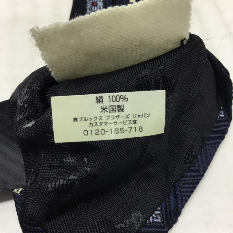 ブルックスブラザーズ BROOKS BROTHERS ネクタイ ネクタイ シルク USA製 総柄 紺 / ネイビー / メンズ USED 古着 中古 10113618