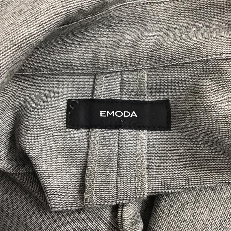 エモダ EMODA ジャケット、上着 ジャケット、ブレザー 041510150001 チェスターコート ロングコート ジャケット S 無地 灰 / グレー / レディース USED 古着 中古 10119057