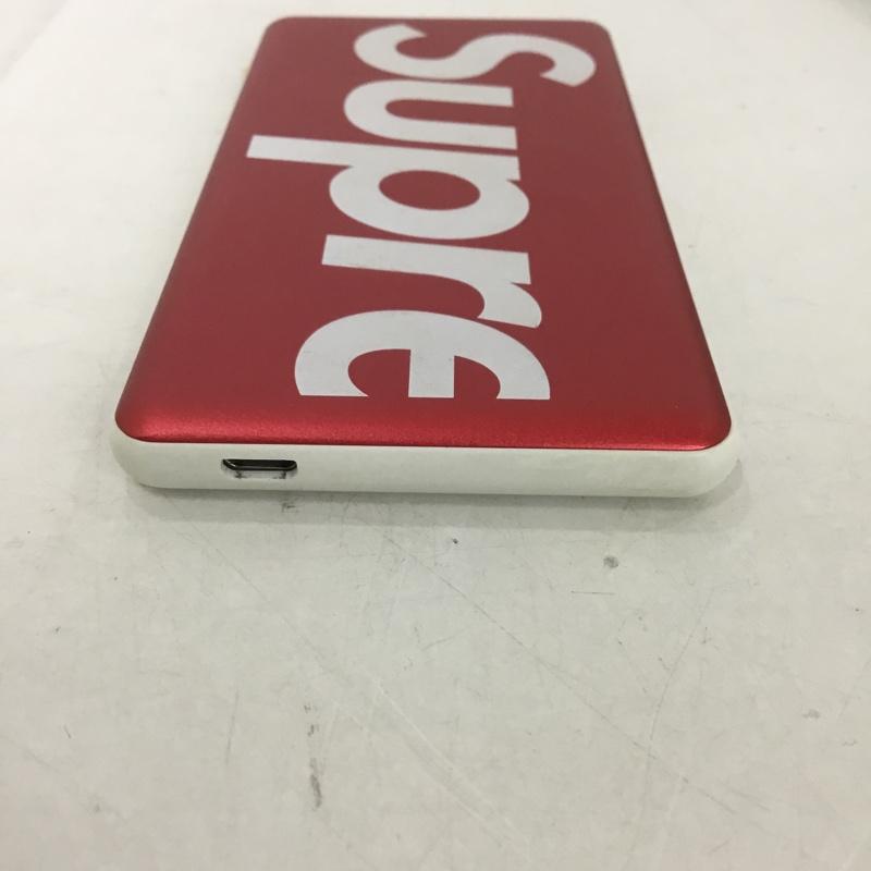 シュプリーム Supreme ファッション小物 ファッション小物 8-10472-03885-8 Mophie Powerstation Plus Mini モバイルバッテリー ロゴ、文字 赤 / レッド / X 白 / ホワイト / メンズ USED 古着 中古 10132578