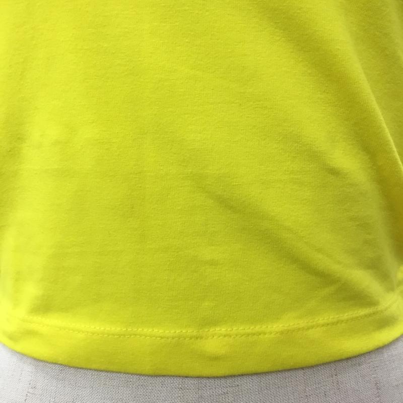ザラ ZARA Tシャツ 半袖 2335 159 300 ショート丈 クロップド丈 XS 無地 黄 / イエロー / レディース USED 古着 中古 10115558