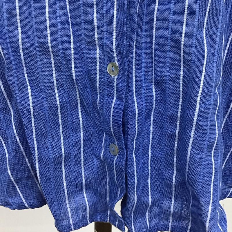 ザラ ZARA シャツ、ブラウス 半袖 半袖シャツ カラーシャツ 半袖カットソー ストライプシャツ 前開きシャツ XS ストライプ マルチカラー / マルチカラー / レディース USED 古着 中古 10115242
