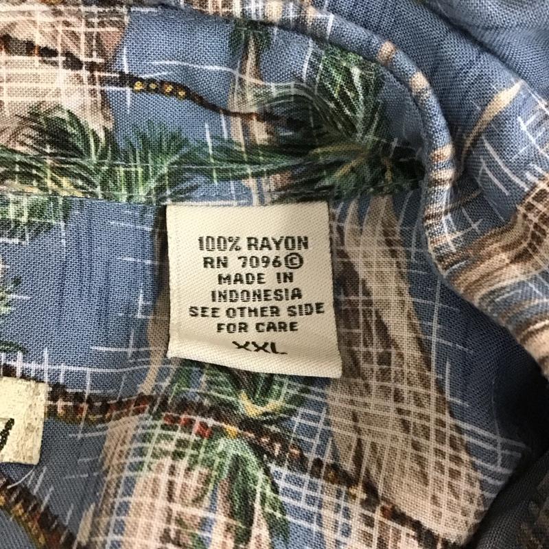 古着 USED シャツ、ブラウス 半袖 半袖シャツ カラーシャツ 半袖カットソー アロハシャツ プリントシャツ XXL プリント マルチカラー / マルチカラー / メンズ USED 古着 中古 10106647