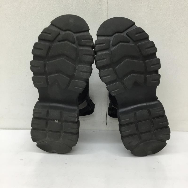 エヴリス EVRIS カジュアルシューズ カジュアルシューズ 厚底サンダル 無地 黒 / ブラック / レディース USED 古着 中古 10133782