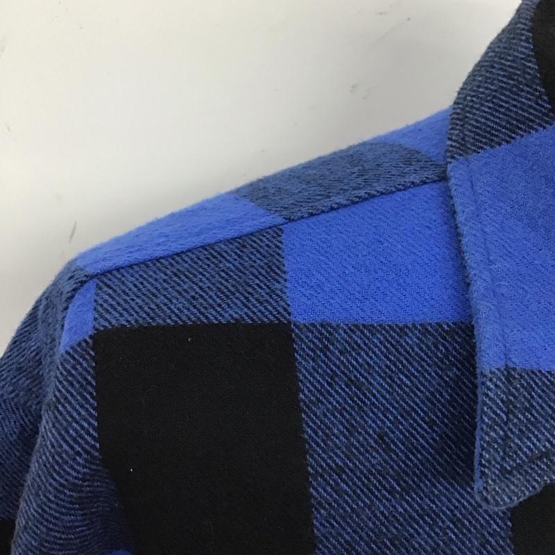 アンチソーシャルソーシャルクラブ ANTI SOCIAL SOCIAL CLUB シャツ、ブラウス 長袖 長袖シャツ カラーシャツ ポケットシャツ 長袖カットソー チェックシャツ XL チェック 黒 / ブラック / X 青 / ブルー /  メンズ USED 古着 中古 10110939