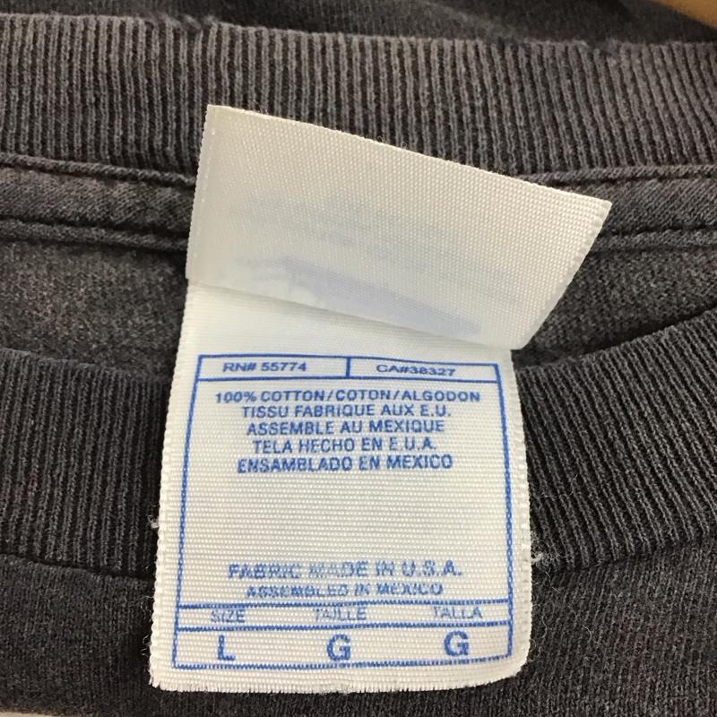 古着 USED Tシャツ 半袖 半袖カットソー プリントTシャツ クルーネックカットソー 古着 L プリント 黒 / ブラック / メンズ USED 古着 中古 10137167