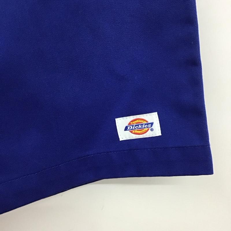 ディッキーズ Dickies パンツ ショートパンツ dk006825 フラットフロントワークパンツショーツ ハーフパンツ 34 無地 青 / ブルー / メンズ USED 古着 中古 10132000