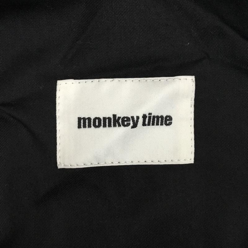 モンキータイム MONKEY TIME ボトムス ボトムス 1284-188-0420 イージーパンツ 裾ファスナー M 無地 黒 / ブラック / メンズ USED 古着 中古 10119814