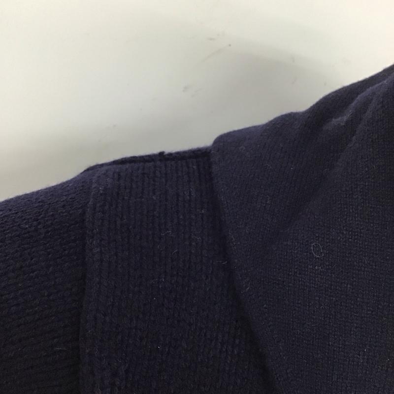 ブルックスブラザーズ BROOKS BROTHERS カーディガン 長袖 ショールカラー ウール M ワンポイント 紺 / ネイビー / メンズ USED 古着 中古 10112668