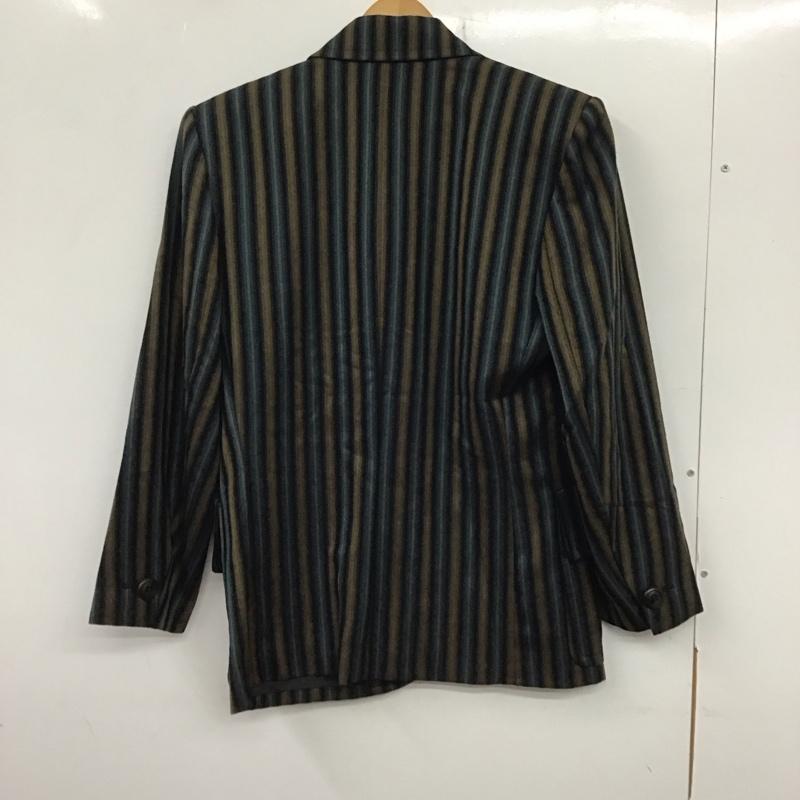 イヴサンローラン Yves Saint Laurent ジャケット、上着 ジャケット、ブレザー カジュアルジャケット アウター カラージャケット M ストライプ マルチカラー / マルチカラー / レディース USED 古着 中古 10135061