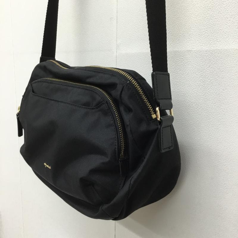 アニエス・ベー agnes b. ショルダーバッグ ショルダーバッグ 無地 黒 / ブラック / レディース USED 古着 中古 10139795