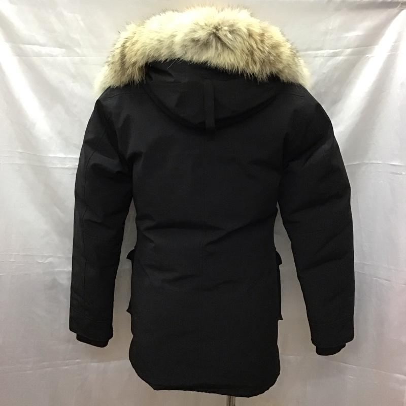カナダグース CANADA GOOSE コート ダウンコート 68F8490 ダウンジャケット S ロゴ、文字 黒 / ブラック / メンズ USED 古着 中古 10112404