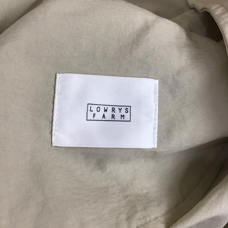 ローリーズファーム LOWRYS FARM コート トレンチコート LF722001AD ドロスト FREE 無地 ベージュ / ベージュ / レディース USED 古着 中古 10115023