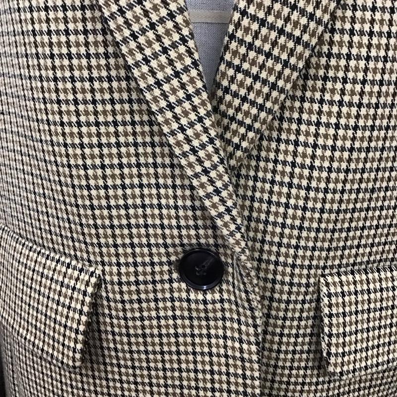 ザラ ZARA ジャケット、上着 ジャケット、ブレザー M チェック マルチカラー / マルチカラー / レディース USED 古着 中古 10123876