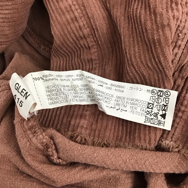 ザラ ZARA ジャケット、上着 ジャケット、ブレザー 8498 898 645 コーデュロイジャケット フリンジ L 無地 桃 / ピンク / レディース USED 古着 中古 10119599