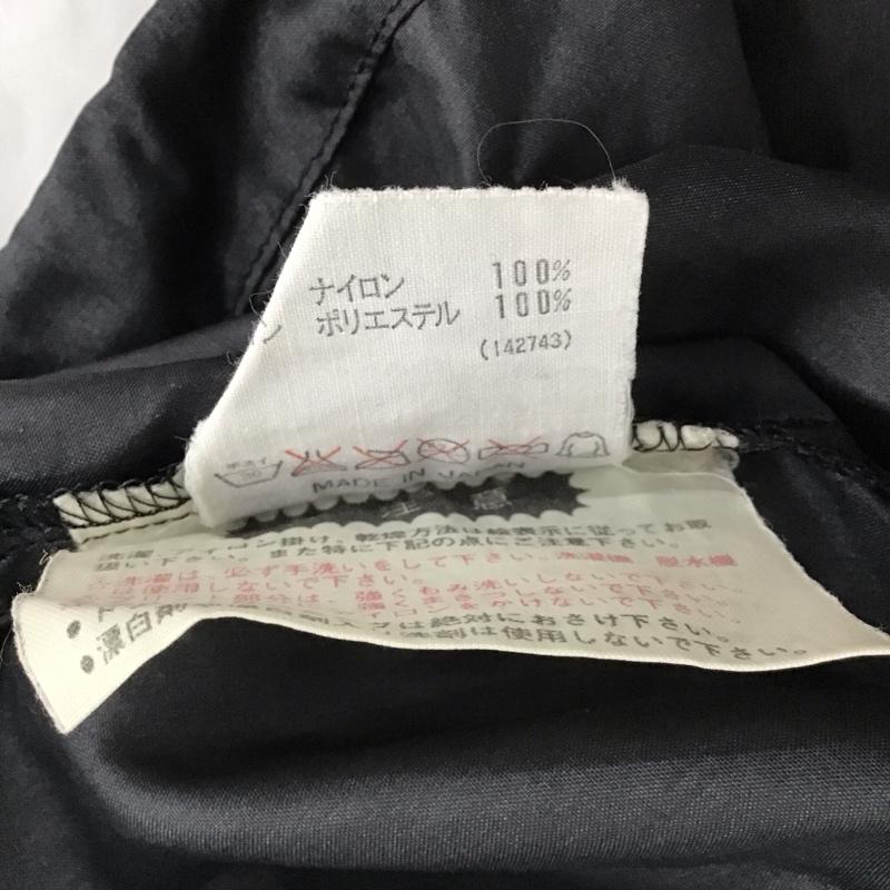 アディダス adidas パーカー 長袖 asr-8181 ナイロンジャケット プルオーバーパーカー スポーツウェア 90s デサント社 無地 黒 / ブラック / メンズ USED 古着 中古 10123673