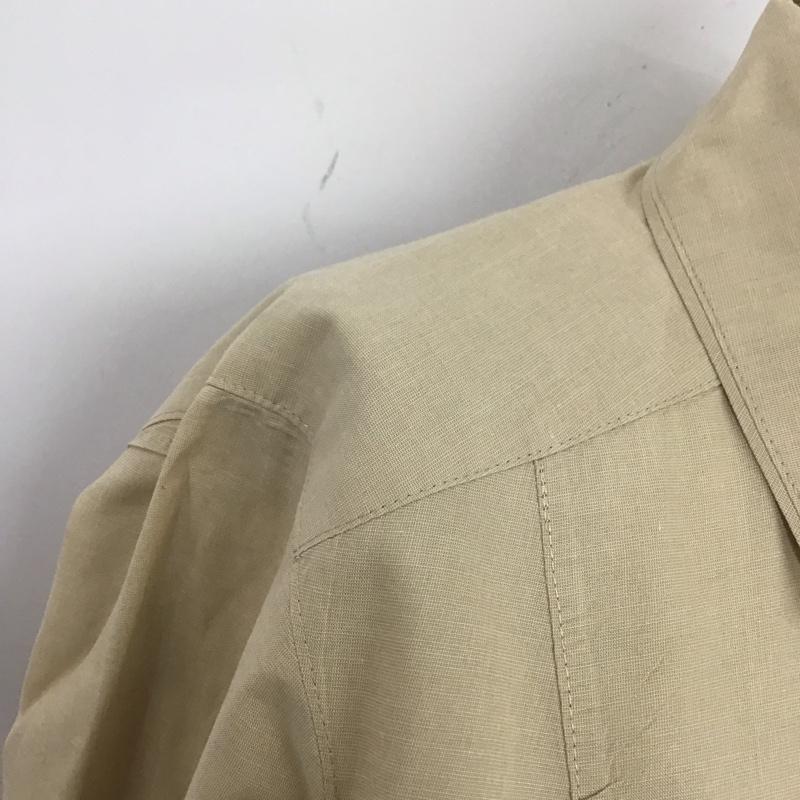 バーバリーロンドン Burberry London シャツ、ブラウス 長袖 長袖シャツ カラーシャツ ポケットシャツ 長袖カットソー 38 無地 ベージュ / ベージュ / レディース USED 古着 中古 10112511