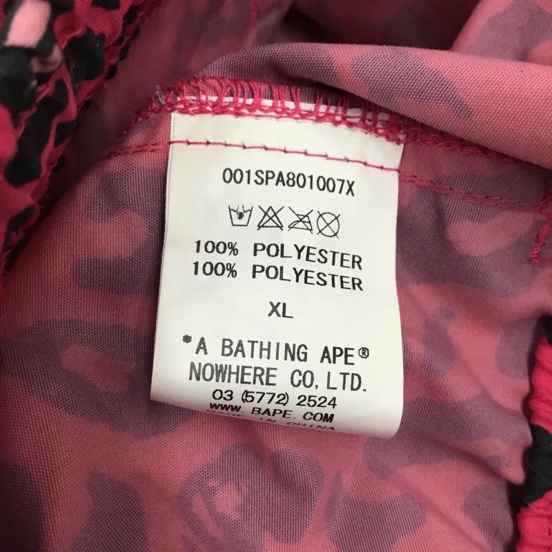 アベイシングエイプ A BATHING APE パンツ ショートパンツ ショートパンツ ハーフパンツ カジュアルパンツ XL 総柄 マゼンタ / マゼンタ /  メンズ USED 古着 中古 10121697