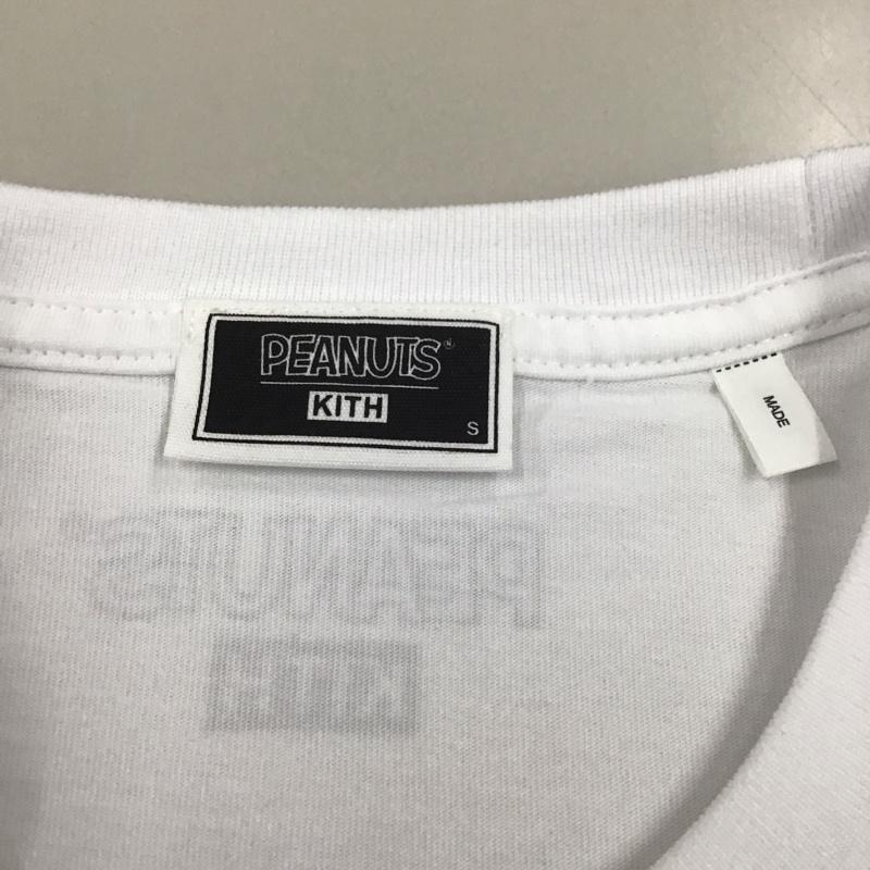 キス KITH Tシャツ 半袖 半袖カットソー プリントTシャツ クルーネックカットソー S プリント 白 / ホワイト /  メンズ USED 古着 中古 10111013