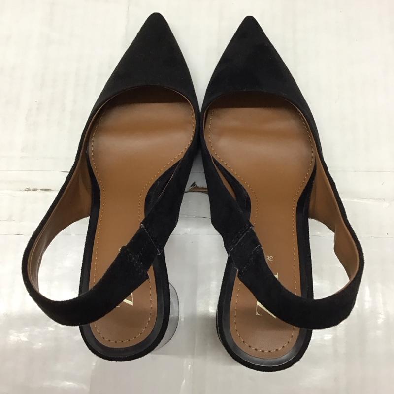 ザラ ZARA パンプス パンプス 6200 001 040 べっ甲ヒール 36 無地 黒 / ブラック / レディース USED 古着 中古 10118862