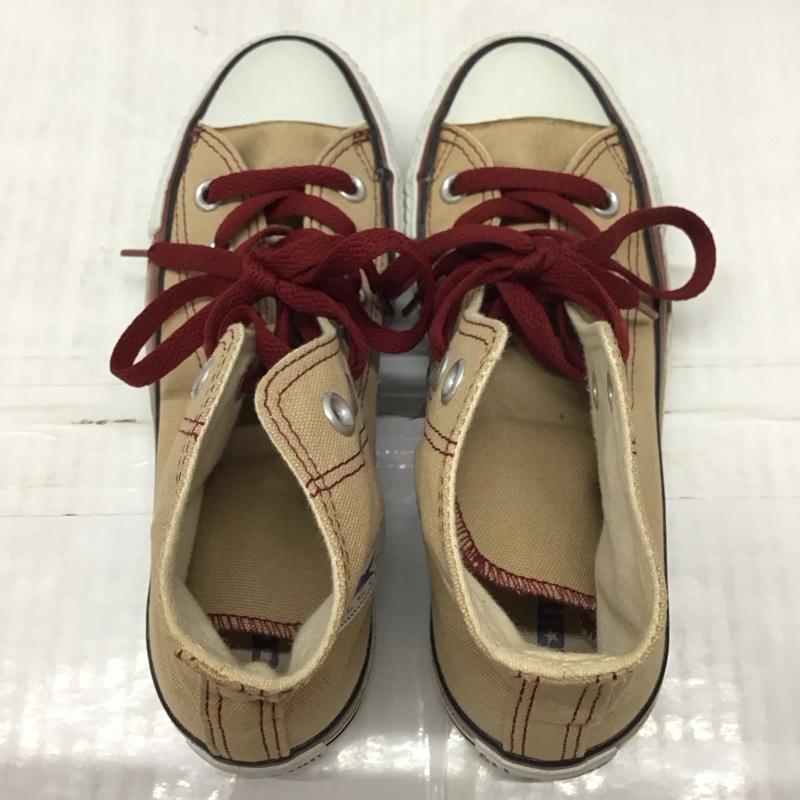 コンバース CONVERSE スニーカー スニーカー 1B937 MTポップ HI オールスター 23cm 23.0cm ロゴ、文字 ベージュ / ベージュ / X 白 / ホワイト / X えんじ / ワインレッド / レディース USED 古着 中古 10116231