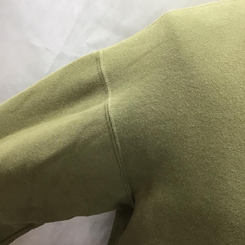 ザノースフェイス THE NORTH FACE トレーナー 長袖 nt61812z 長袖スウェット トレーナー リブスウェットカットソー L ロゴ、文字 カーキ / カーキ / メンズ USED 古着 中古 10111808