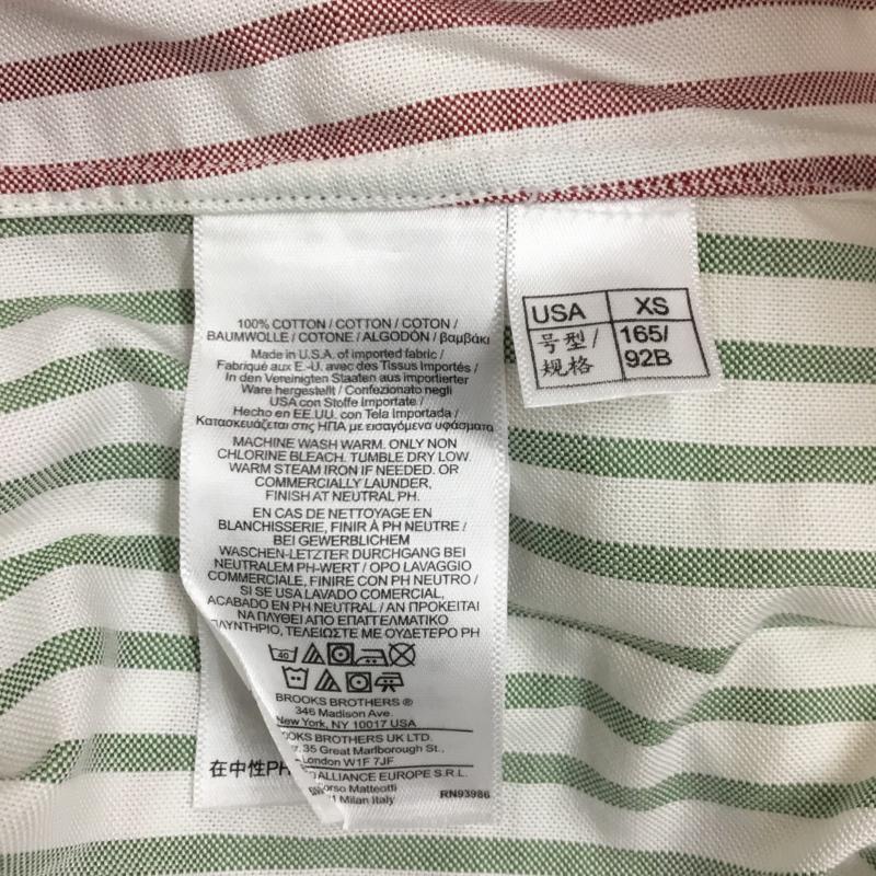 ブルックスブラザーズ BROOKS BROTHERS シャツ、ブラウス 長袖 ボタンダウンシャツ XS ストライプ マルチカラー / マルチカラー / メンズ USED 古着 中古 10112747