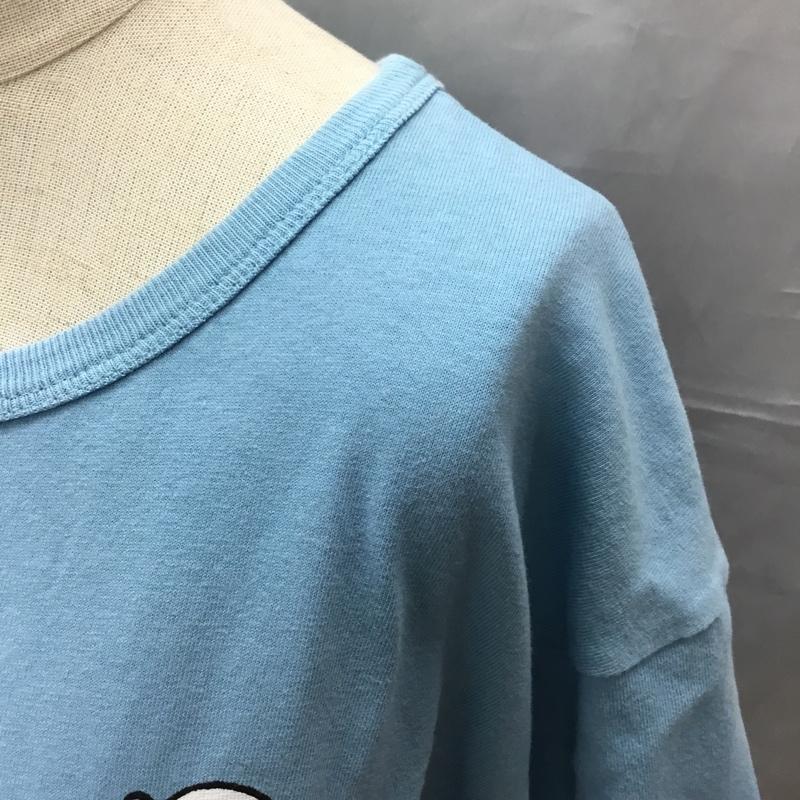 マークジェイコブス MARCJACOBS Tシャツ 半袖 Peanuts チャーリーブラウン 2023 コラボ M キャラクター 水色 / ライトブルー / レディース USED 古着 中古 10112888