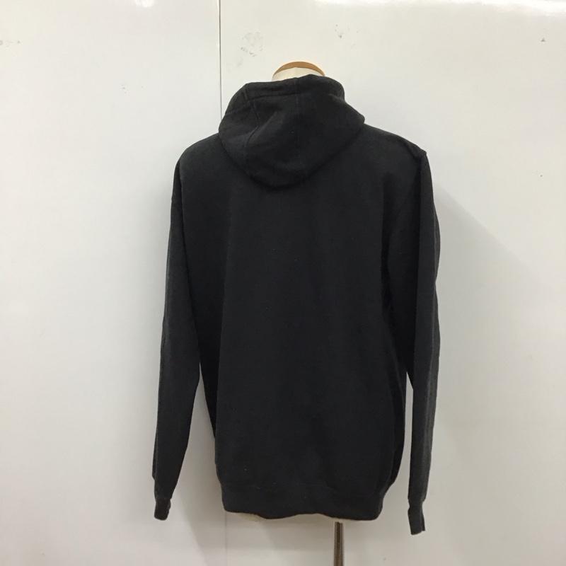 カーハート Carhartt パーカー 長袖 長袖パーカー フード付きパーカー プリントスウェット トレーナー M ロゴ、文字 黒 / ブラック /  メンズ USED 古着 中古 10121035
