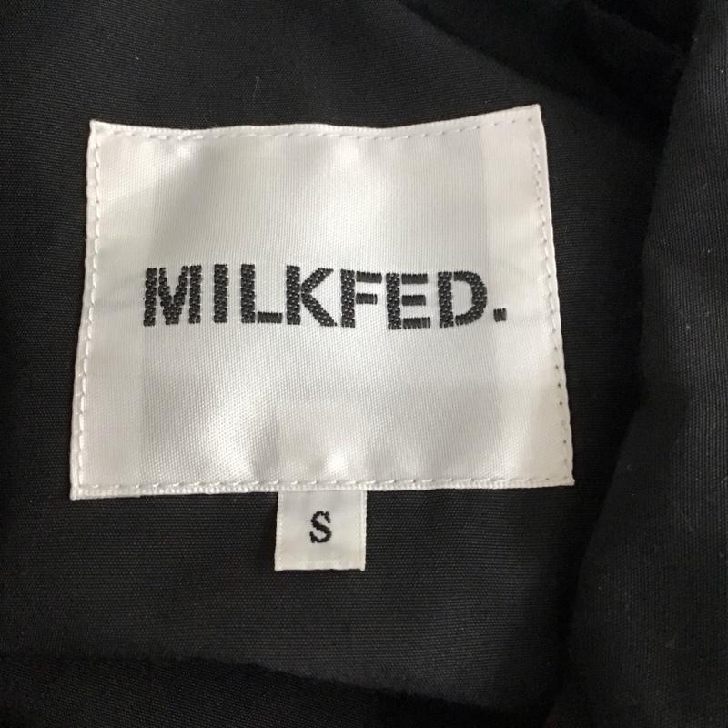 ミルクフェド MILKFED. ジャケット、上着 ジャケット、ブレザー 03191514 コーチジャケット S ロゴ、文字 黒 / ブラック / レディース USED 古着 中古 10118837