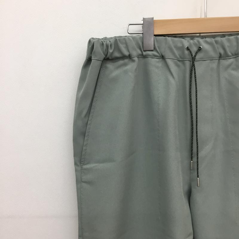 オーエーエムシー OAMC パンツ ワークパンツ、ペインターパンツ OAMC ドローコードクロップドパンツ 23E28OAU50 L 無地 薄緑 / ライトグリーン /  メンズ USED 古着 中古 10124745