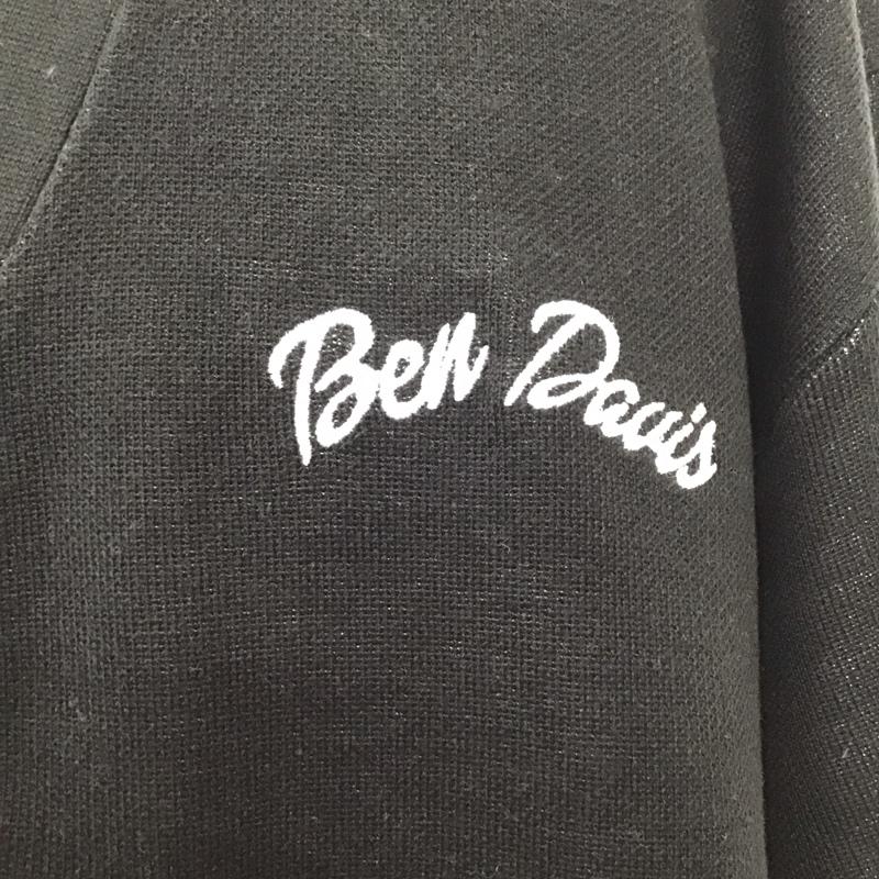 ベンデイビス BEN DAVIS カーディガン 長袖 I-23380040 DiceKnitCardigan ビッグシルエット オーバーサイズ トップス ニットカーディガン L ロゴ、文字 黒 / ブラック / メンズ USED 古着 中古 10111621